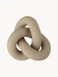 Cooee Design Декоративный объект Knot из керамики с ручной росписью, Ш 12 × В 6 см, Бежевый — фото 1
