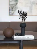 Cooee Design Ваза ручной росписи Pillar, высота 24 см, Ø 12 × В 24 см, Чёрный — фото 3