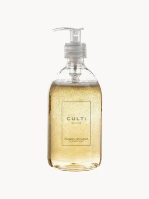 Culti Milano Мыло жидкое для рук Acqua Leggera с ароматом бергамота, лимона и мускатного шалфея, флакон с помпой, 500 мл