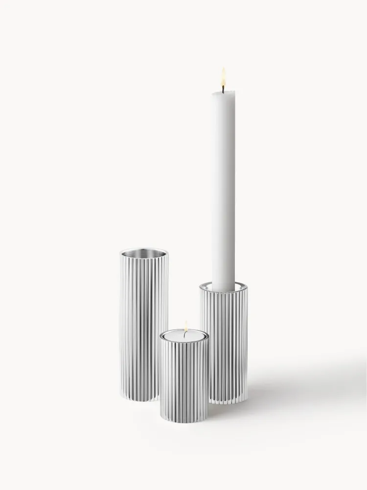 Набор подсвечников Georg Jensen Bernadotte, 3 шт