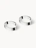 Кольцо для салфеток Georg Jensen Bernadotte из стали, набор 2 шт — фото 1