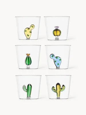 Ichendorf Набор стаканов Desert Plants из боросиликатного стекла, 6 шт., 350 мл