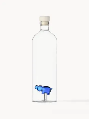 Кувшин Ichendorf Hippo из боросиликатного стекла с фигуркой бегемота, 1,1 л