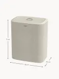 Joseph Joseph Корзина для белья Tota, 3 x 30 л, Ш 59 × В 71 см, Светлый бежевый — фото 2