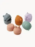 Liewood Игрушки для ванной Gaby из силикона, набор из 5 фигурок, 6х8 см, разноцветные — фото 7