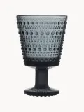 Iittala Бокал для вина Kastehelmi, тёмно-серый, 260 мл — фото 1