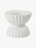 Lyngby Porcelaen Подсвечник Tura из фарфора с рифлёной поверхностью — фото 1