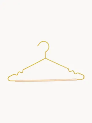 Mustard Made Комплект вешалок-плечиков Adult Top, 10 штук, Ш 39 × В 20 см, Горчичный