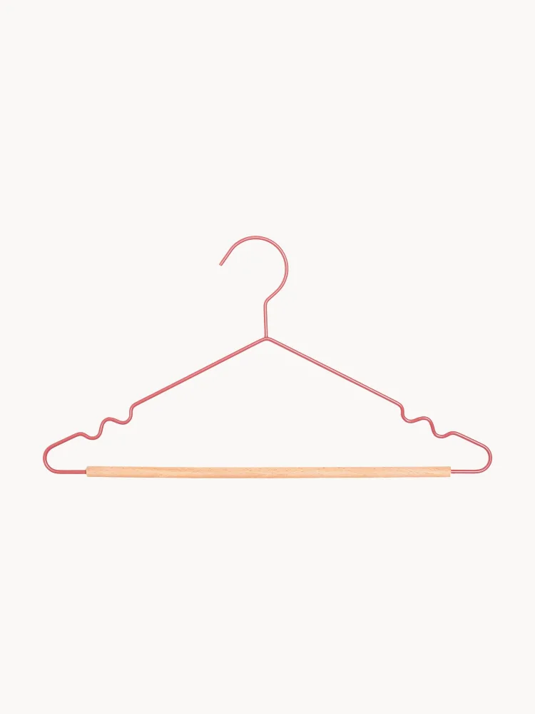 Mustard Made Комплект вешалок-плечиков Adult Top, 10 штук, Ш 39 × В 20 см, Пыльный розовый