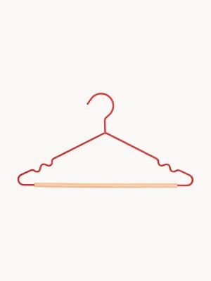 Mustard Made Комплект вешалок-плечиков Adult Top, 10 штук, Ш 39 × В 20 см, Красный
