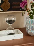 Polspotten Песочные часы Ball на 30 минут из стекла, черный песок — фото 3
