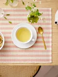 Södahl Комплект подкладок из хлопка и джута Stiff, 2 шт, Ш 35 × Д 50 см, Светлый розовый — фото 2
