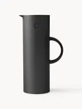 Термокувшин Stelton EM77, 1 л, чёрный матовый — фото 1