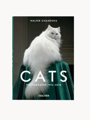 TASCHEN Книга Cats. Photographs 1942–2018, фотоальбом Уолтера Чандохи, твёрдый переплёт, 192 страницы, 14х20 см
