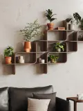 Umbra Полка настенная Montage из каучукового дерева, 62х47 см — фото 5