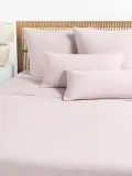 Westwing Collection Простыня Airy светло-розовая льняная — фото 7