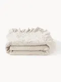Westwing Collection Покрывало Clara, Ш 180 × Д 250 см, Светлый бежевый — фото 6