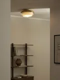 Westwing Collection Потолочный светильник Enzo с плафоном из белого стекла — фото 8