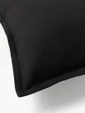 Westwing Collection Подушка декоративная Vicky, Ш 30 × Д 50 см, Чёрный — фото 2