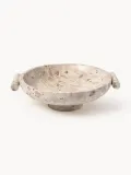 Westwing Collection Миска декоративная из мрамора Fossil, ширина 35 см, арт. S38273 — фото 1