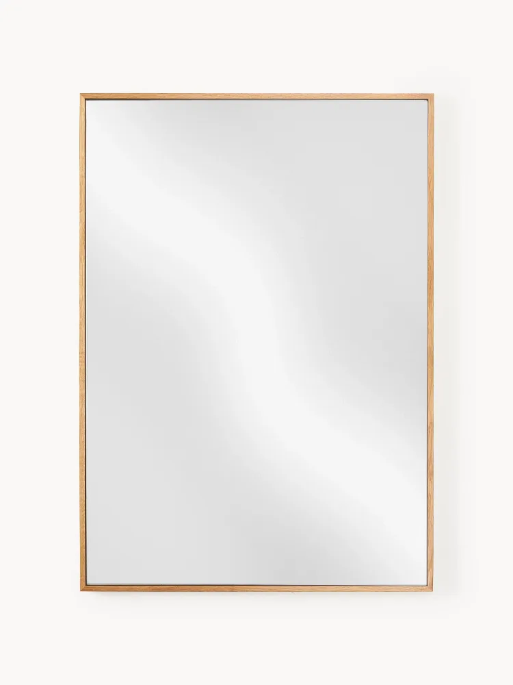 Westwing Collection Зеркало настенное в дубовой раме Avery, 50x70 см