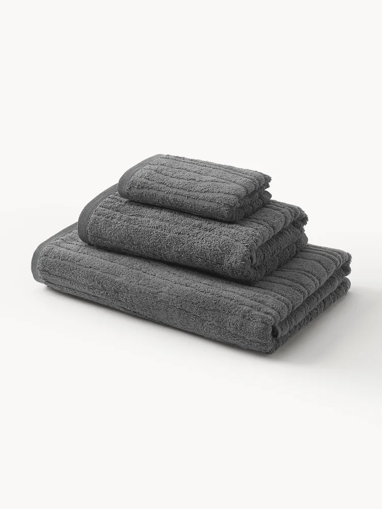 Westwing Collection Комплект банных полотенец Audrina в полоску