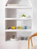 Westwing Collection Набор стаканов Bubbly из боросиликатного стекла, 4 шт., 320 мл, прозрачные, Ø 8 × В 10 см, 320 мл, Прозрачный — фото 8