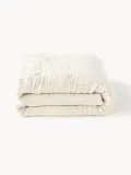 Westwing Collection Покрывало Kailani хлопковое с бахромой бежевое — фото 3