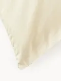 Westwing Collection Пододеяльник Chase из хлопка ренфорсе молочно-белый с темно-серым — фото 5