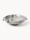 Westwing Collection Миска декоративная из мрамора Fossil, ширина 35 см, арт. S78513 — фото 1