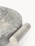 Westwing Collection Миска декоративная из мрамора Fossil, ширина 35 см, арт. S78513 — фото 3