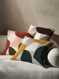 Westwing Collection Наволочка декоративная Nomi, Ш 45 × Д 45 см, Тёмный коричневый — фото 8