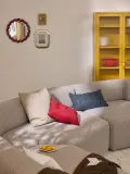 Westwing Collection Наволочка декоративная Dana, Ш 40 × Д 40 см, Красный — фото 5