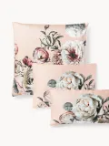 Westwing Collection Наволочка Blossom из хлопкового сатина, Ш 50 × Д 80 см, Светлый розовый — фото 1