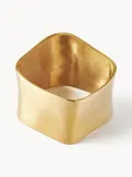 Кольцо для салфеток Westwing Collection Cuff, золотистое, набор 4 шт — фото 2
