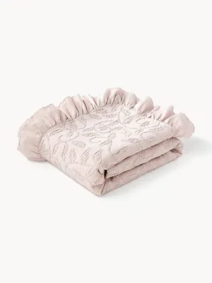 Westwing Collection Покрывало Clara, Ш 180 × Д 250 см, Пыльный розовый