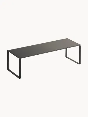 Yamazaki Обувница раздвижная Frame из стали с порошковой окраской, ширина 34-60 см, высота 10 см, чёрная