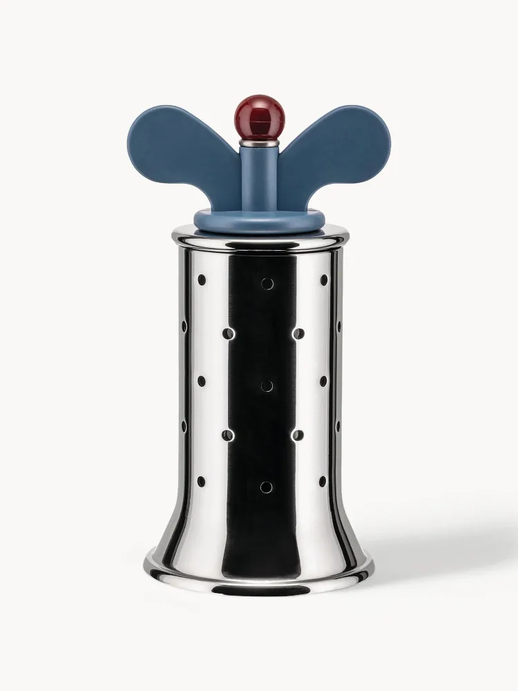 Мельница для перца Alessi Happy, Ø 6 × В 13 см, Серо-голубой