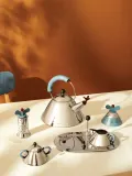 Мельница для перца Alessi Happy, Ø 6 × В 13 см, Серо-голубой — фото 3