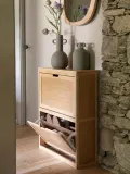 Andrea House Обувница Kedar светлое дерево — фото 8