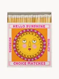 ARCHIVIST Спички в декоративной коробке Hello Sunshine, 125 штук, коробка оранжево-жёлтая, 11 см — фото 1