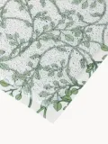 Коврик придверный William Morris с ботаническим узором, моющийся, из ПВХ, 40х70 см, шалфейно-зелёный — фото 2