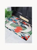 Коврик придверный Japanese Bird с рисунком птицы, для дома и улицы, из ПВХ, 40х70 см, зелёный — фото 2