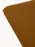 Aytm Подушка на табурет Curva из ткани букле, Ш 28 × Д 32 см, Светлый коричневый — фото 3