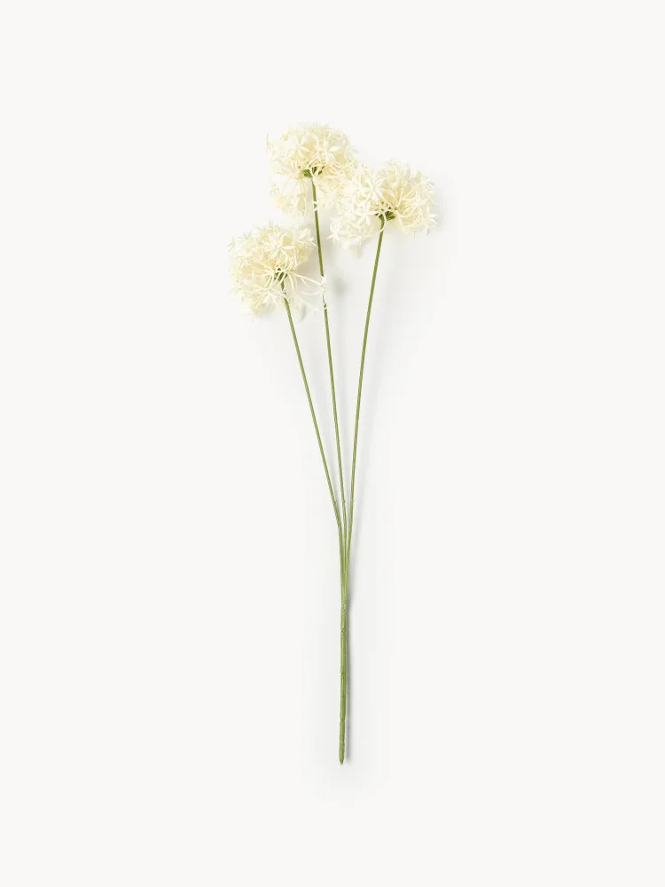 Bloomingville Искусственный цветок Allium декоративный, Кремово-белый