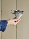 Bloomingville Чашка Imogen ручной работы, Ø 9 × В 7 см, 175 мл, Серый — фото 6