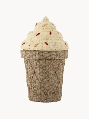 Bloomingville Mini Корзина для хранения Cillie с крышкой