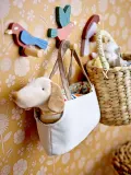 Bloomingville Mini Крючки настенные детские Lewi в виде птиц из МДФ, набор 3 шт., высота от 9 до 11 см — фото 4
