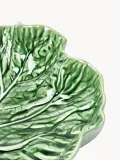 Bordallo Pinheiro Блюдо Cabbage с ручной росписью, в форме листа капусты, крупное — фото 2