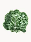 Bordallo Pinheiro Блюдо Cabbage с ручной росписью, в форме листа капусты, крупное — фото 3